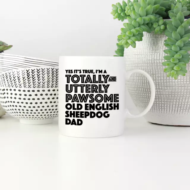 Old English Sheepdog Dad Mug: Funny gift for sheepdog owners & dog lovers gifts! 2