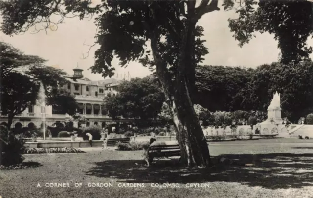 Postcard Colombo Ceylon (now Sri Lanka) Gordon Gardens Early 1900's