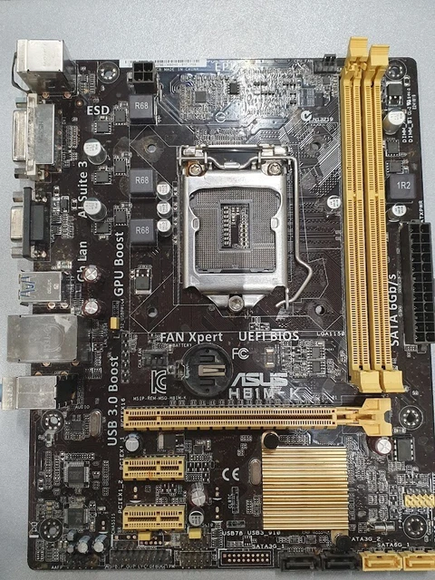 ASUS H81M-K DESKTOP Motherboard Micro ATX LGA 1150 Socket DDR3 Intel ...