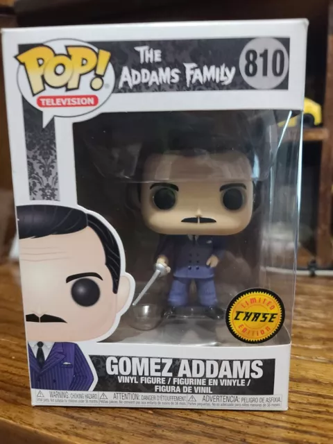 Gomez Addams #810 The Addams Family Funko POP Figure New NIB Chase Version
