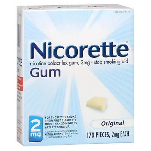 Kit de inicio de goma Nicorette original 170 cada 2 mg