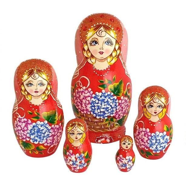 MATRIOCHKA 8 POUPEES RUSSES EMBOITABLES PEINTES VINTAGE HAUTEUR 16 cm EUR 15,00 - FR MATRIOCHKA 8 POUPEES RUSSES EMBOITABLES PEINTES VINTAGE HAUTEUR 16 cm EUR 15,00 - FR