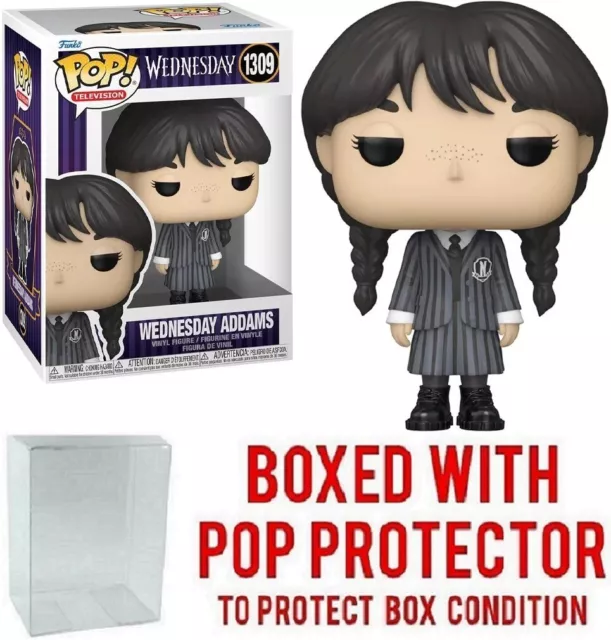 Funko POP! Television Wednesday Addams #1309 Collectible Vinyl Figure w/ Case