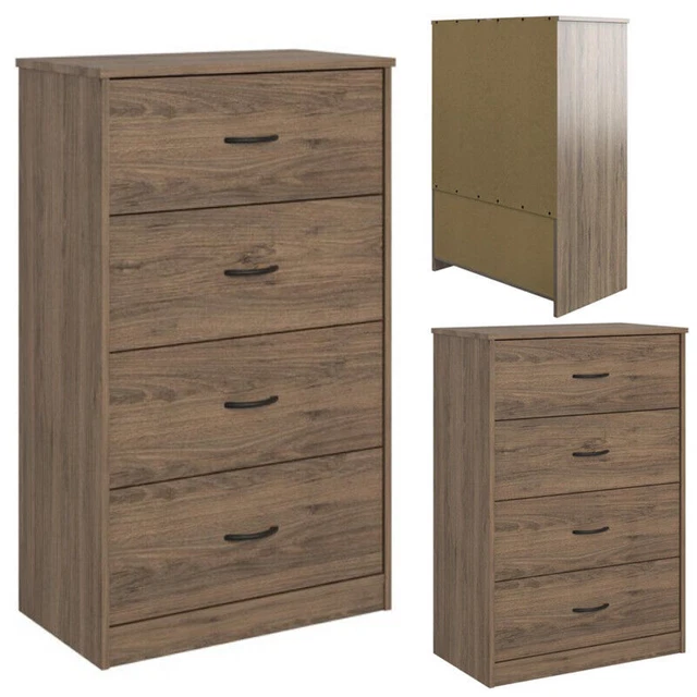 4 Drawer Dresser Storage Chest Tower Organizer Unit Closet for Bedroom Cabinet
