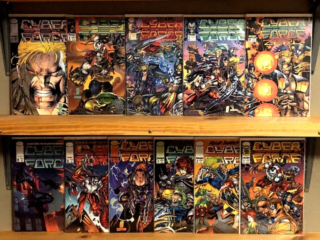 CYBERFORCE HUGE LOT OF 35!!  Vol. 1 2 3 4 Silvestri McFarlane  Full Run  L@@K!
