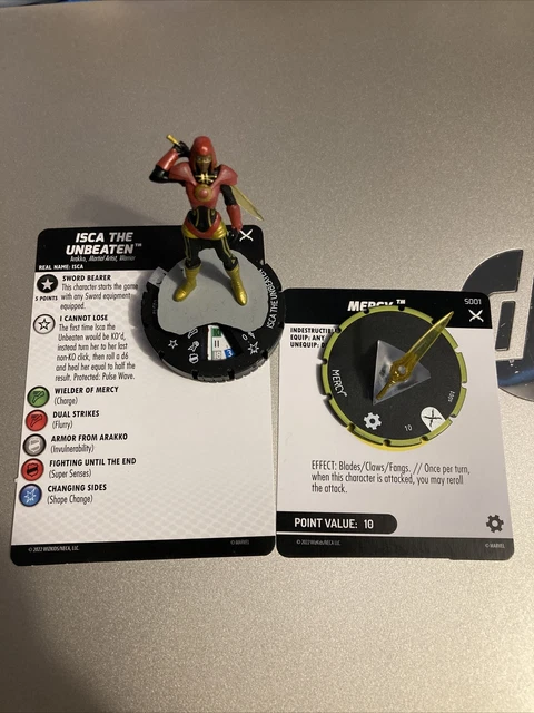 Heroclix X-Men X of Swords Isca the Unbeaten 031a Mercy s001