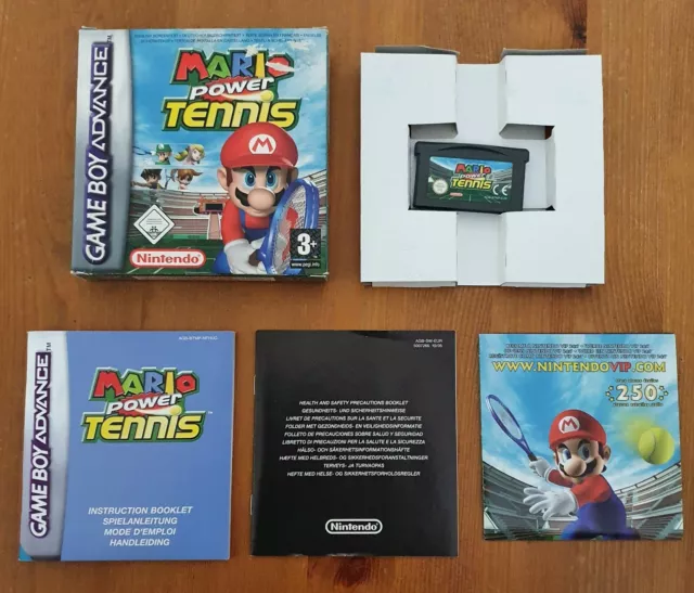 Mario Power Tennis (GBA) Nintendo Game Boy Advance 2005(boxed)