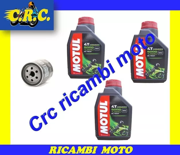 Kit Tagliando Honda Silver Wing 600 Dal 2006 Al 2008 Filtro Olio +3Lt Olio 10W40