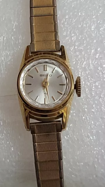 Vintage Seiko 10-0180 ASGP Small Round Ladies Mechanical (Manual) Wind-Up Watch