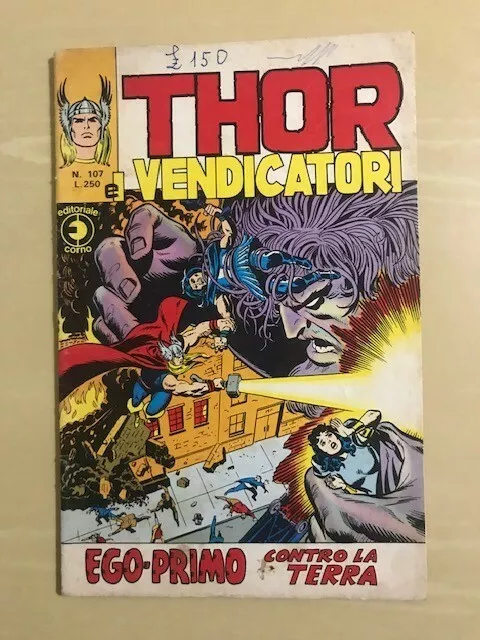 Ed.corno  Serie  Il Mitico Thor  N°  107  1971 