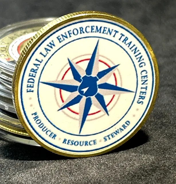 CHALLENGE COIN Federal Law Enforcement Training Center FLETC Georgia 👍