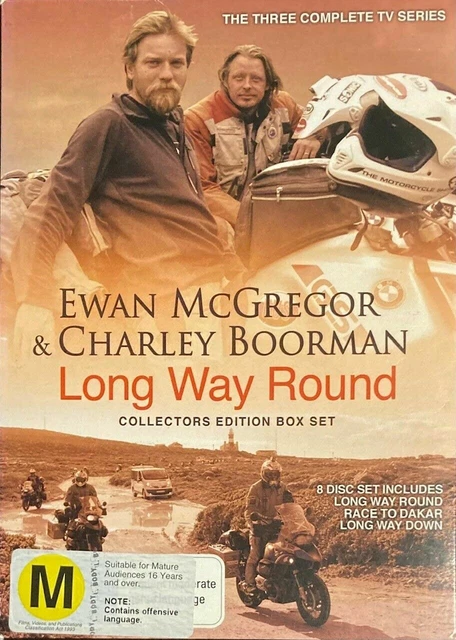 LONG WAY ROUND Collectors Edition Box Set Ewan McGregor & Charley