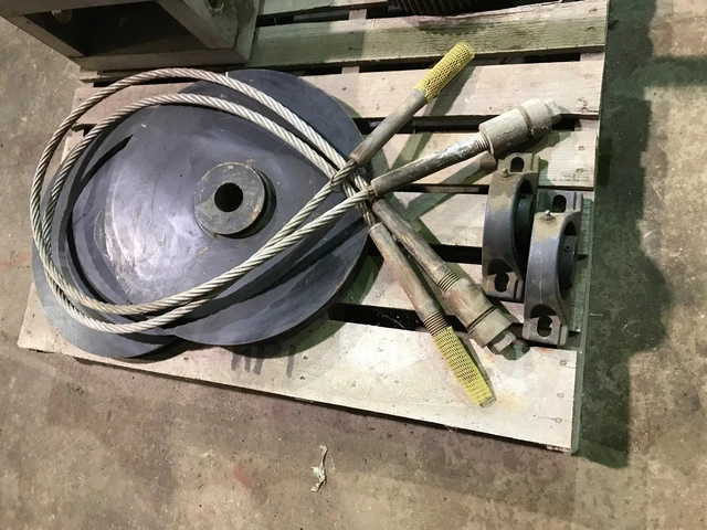 Heavy Duty 18" Diameter Steel Sheaves with Cables- for 1/2"-3/4" Cable/Wire/Rope
