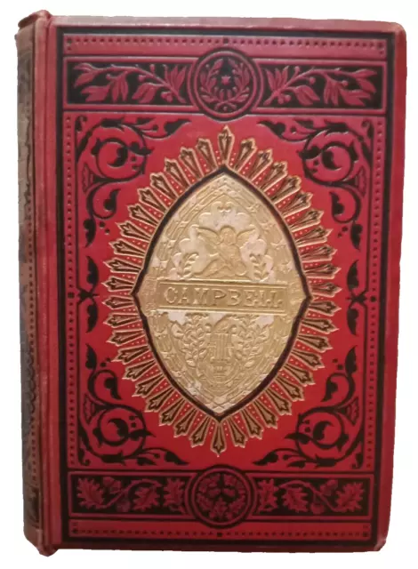 The Poetical Works Of Thomas Campbell With Life  Antique Illustrated Book
