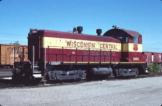 Wc 1233 Sw-1200 Neenah Wi (Wisconsin Central) Original Slide 06-02-89 T13-5