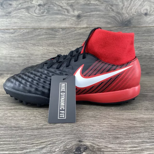 Nike Magistax Onda II DF TF Men's Size 6.5 Soccer Turf Cleat Black Red 917796