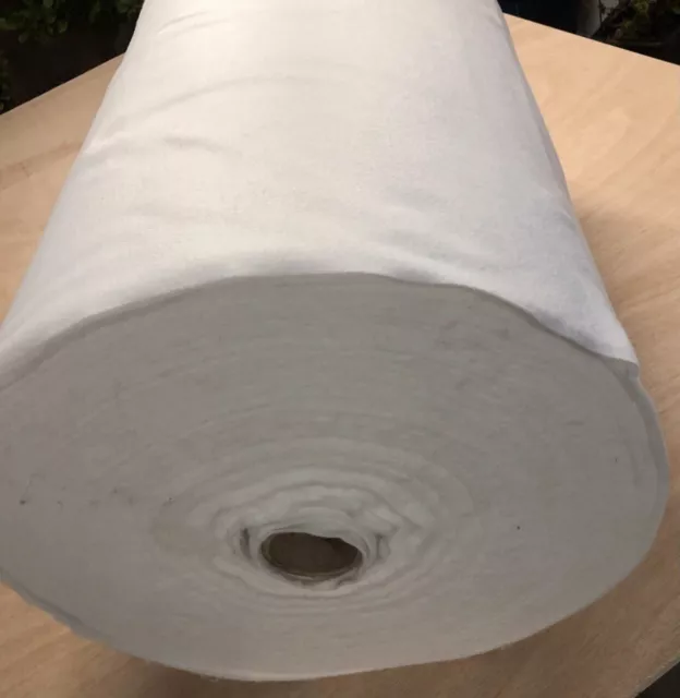 Weißer Filz Filzstoff Stoff nähen ca. 5,00 X 0,80m 2,00 mm stark