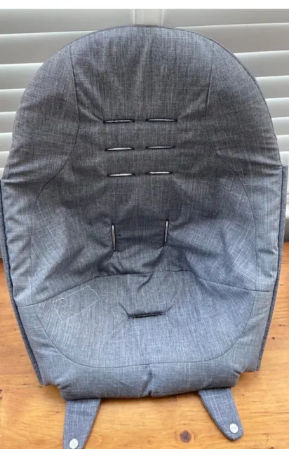 Stokke Xplory V3/4/5 Crusi Trailz Black Melange Seat Fabric Used