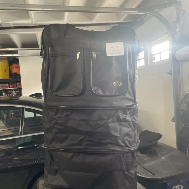 36” E xpandable Rolling Duffle Bag Wheeled Spinner Suitcase Luggage