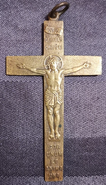 RARE MÉDAILLE RELIGIEUSE Ancienne Jeanne D'arc-St Michel Vierge Jésus