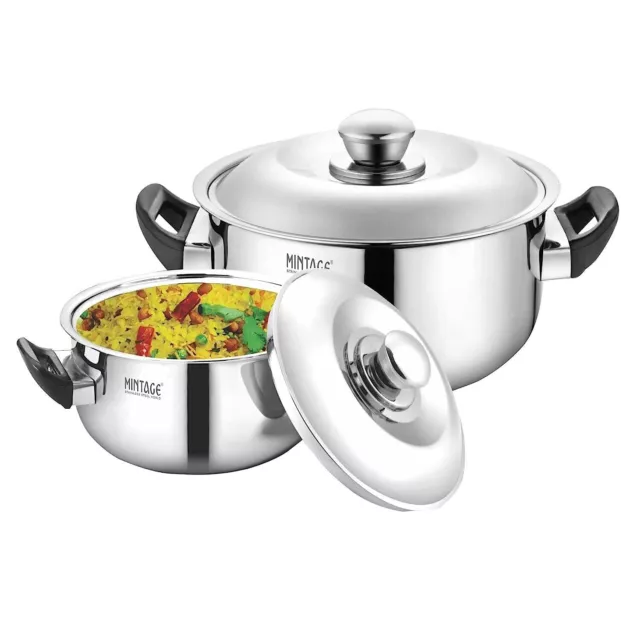 Doppelwandiges, isoliertes Hot-Pot-Auflauf-Kombi-Set aus Edelstahl für Hot...