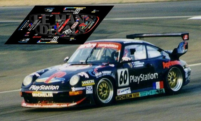Porsche 911 type 993 GT2 Le Mans 1998 n° 68 Wolinski nackte frau 1/18