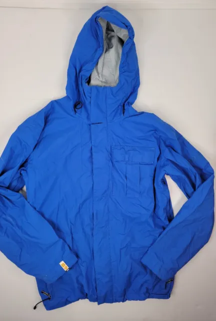 BONFIRE  Evolution Snow Ski Jacket Mens SZ L Hooded Lined 20th Anniversary Blue