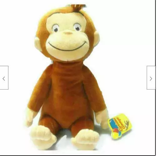 Hot! Curious George Plush Doll Monkey Stuffed Toy Children's Gift 11.8 "/30Cm