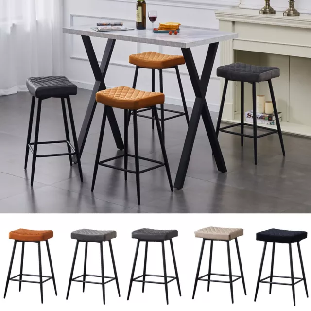 2X4X Breakfast Bar Stool Home Kitchen Pub Bar Stools With Footrest High Chair