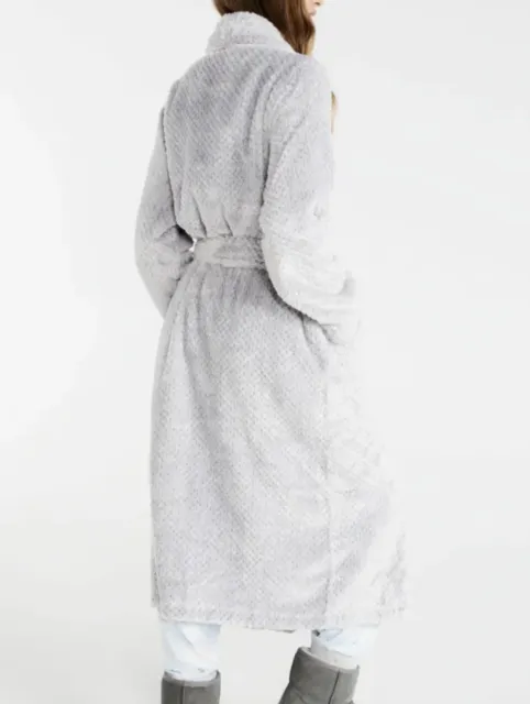 New Peter Alexander Womens Long Jacquard Dressing Gown Medium M Rp$109 Bnwt
