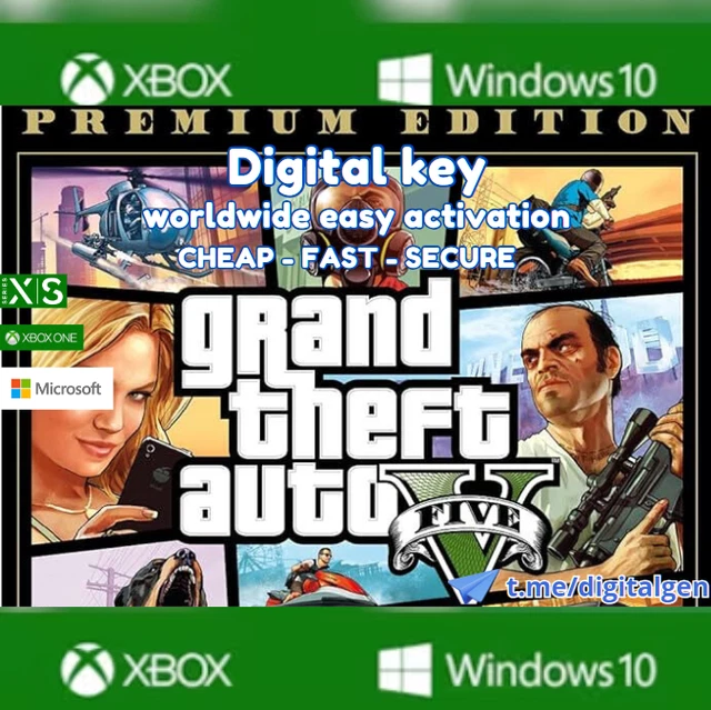 GRAND THEFT AUTO V GTA 5 Premium Edition Digital key Xbox Series