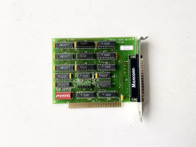 MBC PC6422 14075 Digital I/O PCB Card PIO-24 Equipe 64200 Rev. B