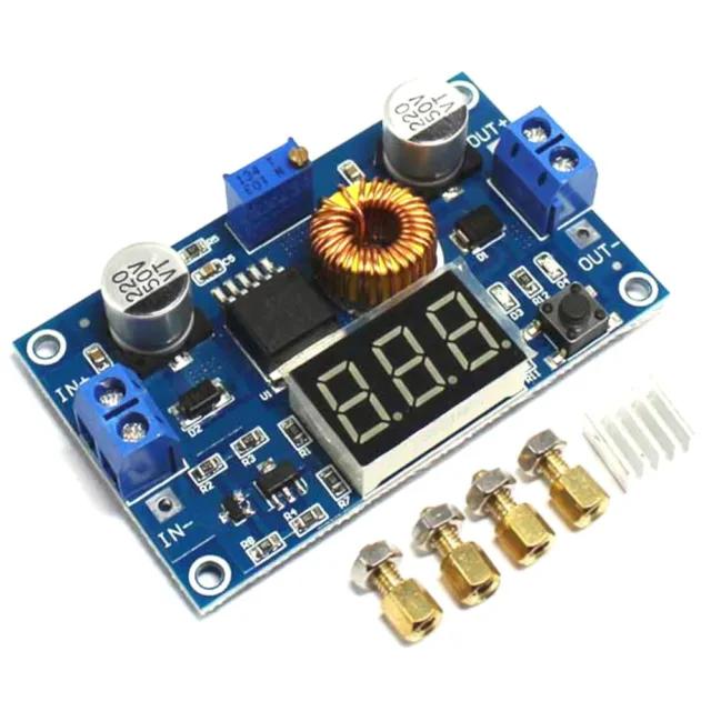 Buck Step-down LM2596 Power Converter Module DC 4-38V to 1.25-36V LED Voltmeter