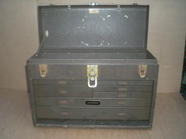 Vintage Kennedy Kits Tool Box Machinist Chest Style 520 Made in Van Wert OH  USA