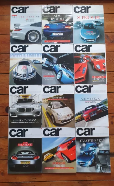 CAR Magazine - Complete Year - Jan-Dec 2007 - 12 Copies - Very Good Condition