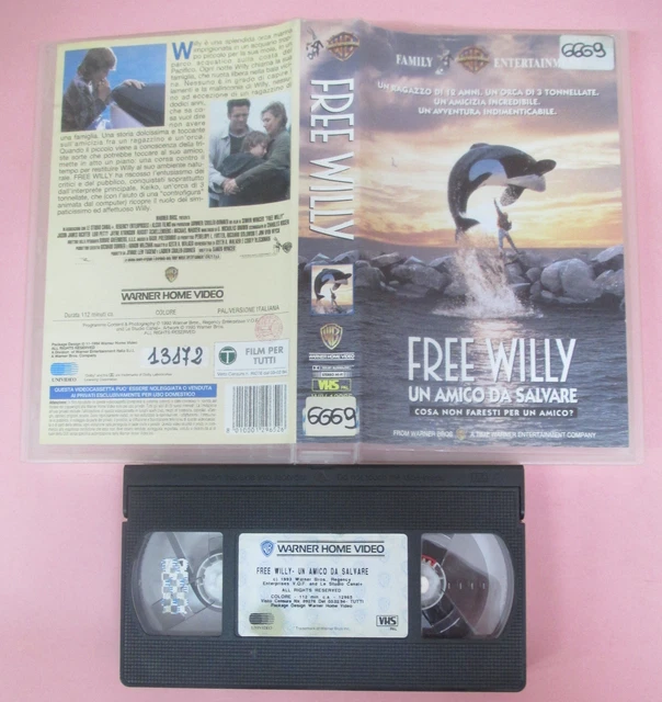 VHS FILM FREE WILLY UN AMICO