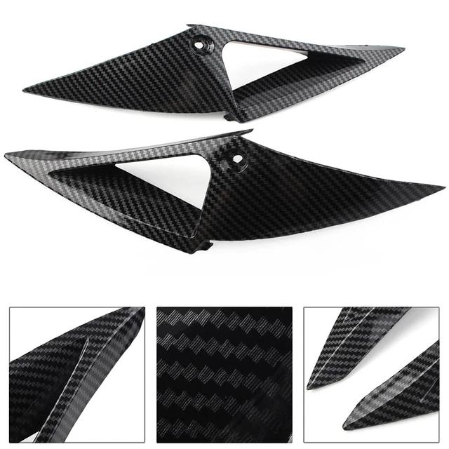 Carbon Fiber Headlight Side Panels Cover Fairing For HONDA CBR1000RR 2004 2005