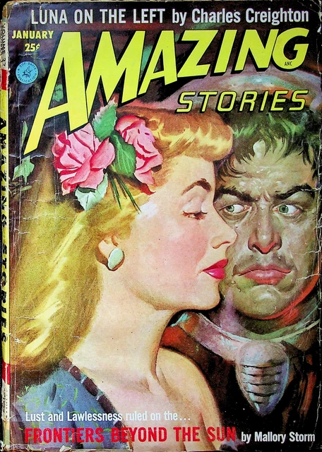 Amazing Stories Pulp Jan 1953 Vol. 27 #1 PR Low Grade