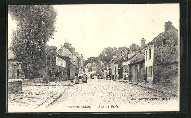 CPA Breteuil, Rue de Paris