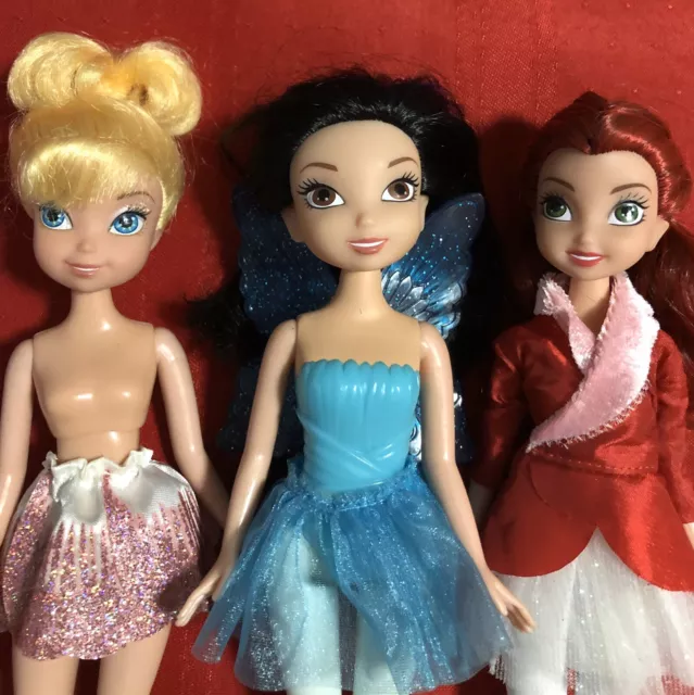 Disney’s Tinker Bell and Friends Rosetta Silvermist Doll Lot