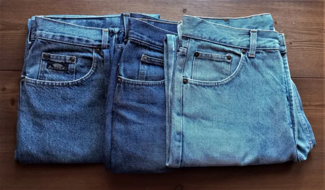 3 paia di jeans taglia 50 vintage anni '90