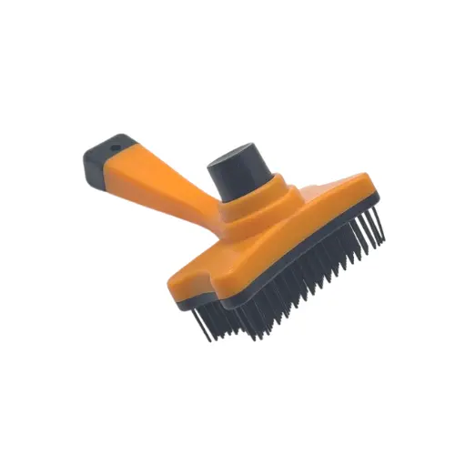 Self Cleaning Dog Cat Slicker Brush Grooming Undercoat Comb Shedding Tool Hair 3