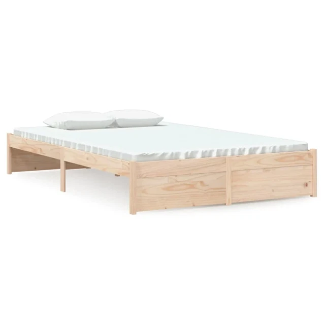 VIDAXL BED FRAME without Mattress Solid Wood 120x200 cm £104.08