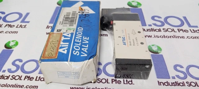 Airtac Valve 4V410-15 Solenoid Valve CLG-SP123595 DC24V 3.0W NEW