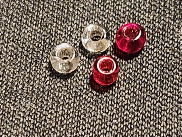 Stunning Ancient Roman Tiny Quartet Of Glass Beads Please See Description L140v
