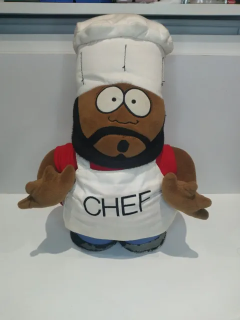 1999 South Park Large Chef Plush - Comedy Central ORIGINAL Vintage Toy