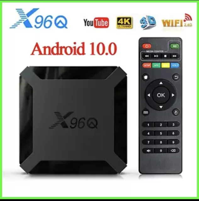 Meilleur Box Android X96Q Android 10 TV 4K  Smart Box Dernière Génération