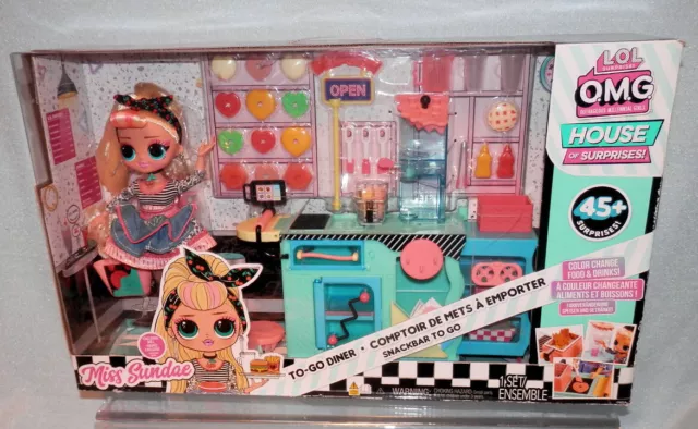 LOL Surprise OMG To-Go Diner Playset 45  Surprises, TOY DOLL . MIB - Best PRICE