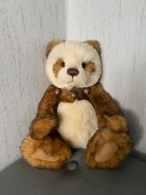 CHARLIE BEARS 10th ANNIVERSARY ROSS BEAR IN EXCELLENT CONDITION