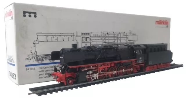 Working Marklin 34882 BR 043 Loco 2-10-0 DB 043 903-4 Boxed HO Gauge 1/87